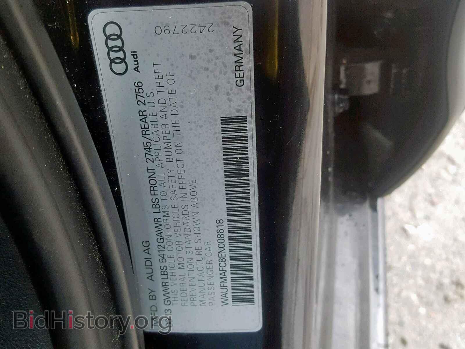 2014 AUDI A6 - VIN: WAUFMAFC8EN008618 - Photo 10