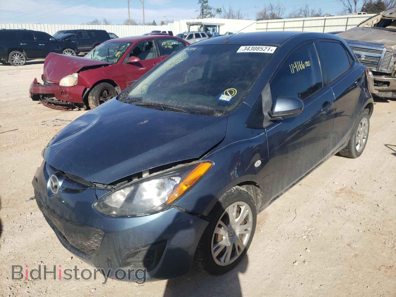 2014 MAZDA 2 - VIN: JM1DE1KY3E0185714 - Фото 2
