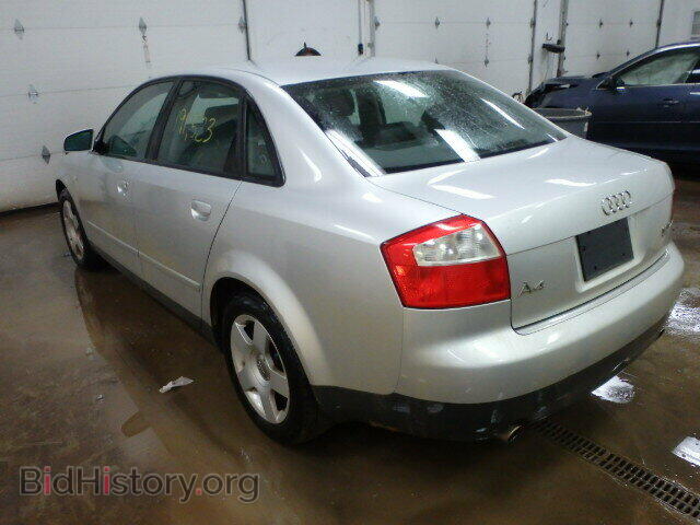 2002 AUDI A4 - VIN: WAULC68E82A137561 - Фото 3