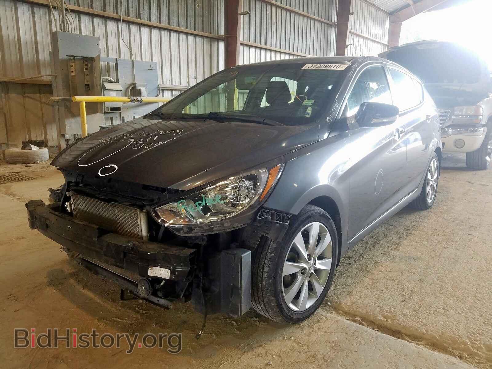 2013 HYUNDAI ACCENT - VIN: KMHCU5AE2DU080615 - Фото 2