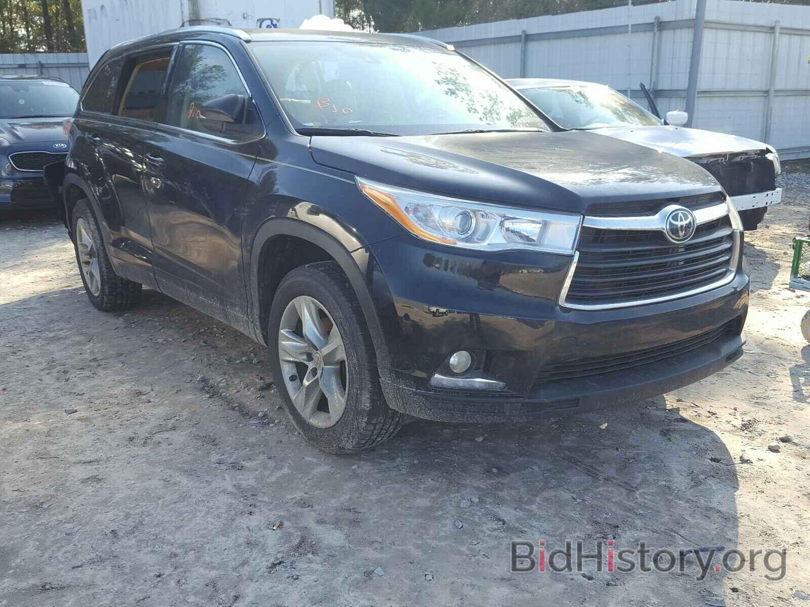 Фотография 5TDYKRFH4FS091603 - TOYOTA HIGHLANDER 2015