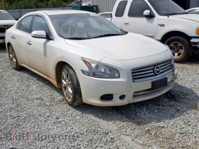 2013 Nissan MAXIMA S, белый — VIN 1N4AA5AP7DC843472, Copart
