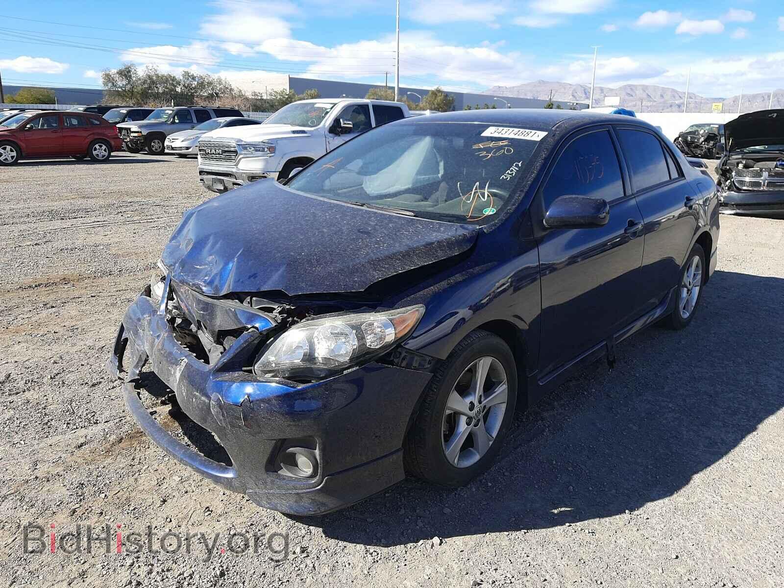 2012 TOYOTA COROLLA - VIN: 5YFBU4EE2CP065015 - Фото 2