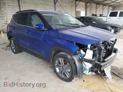 2021 Kia SELTOS Seltos S, синий — VIN KNDEU2AA3M7168693, Copart