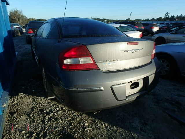2003 CHRYSLER SEBRING - VIN: 4C3AG52H93E050597 - Фото 3