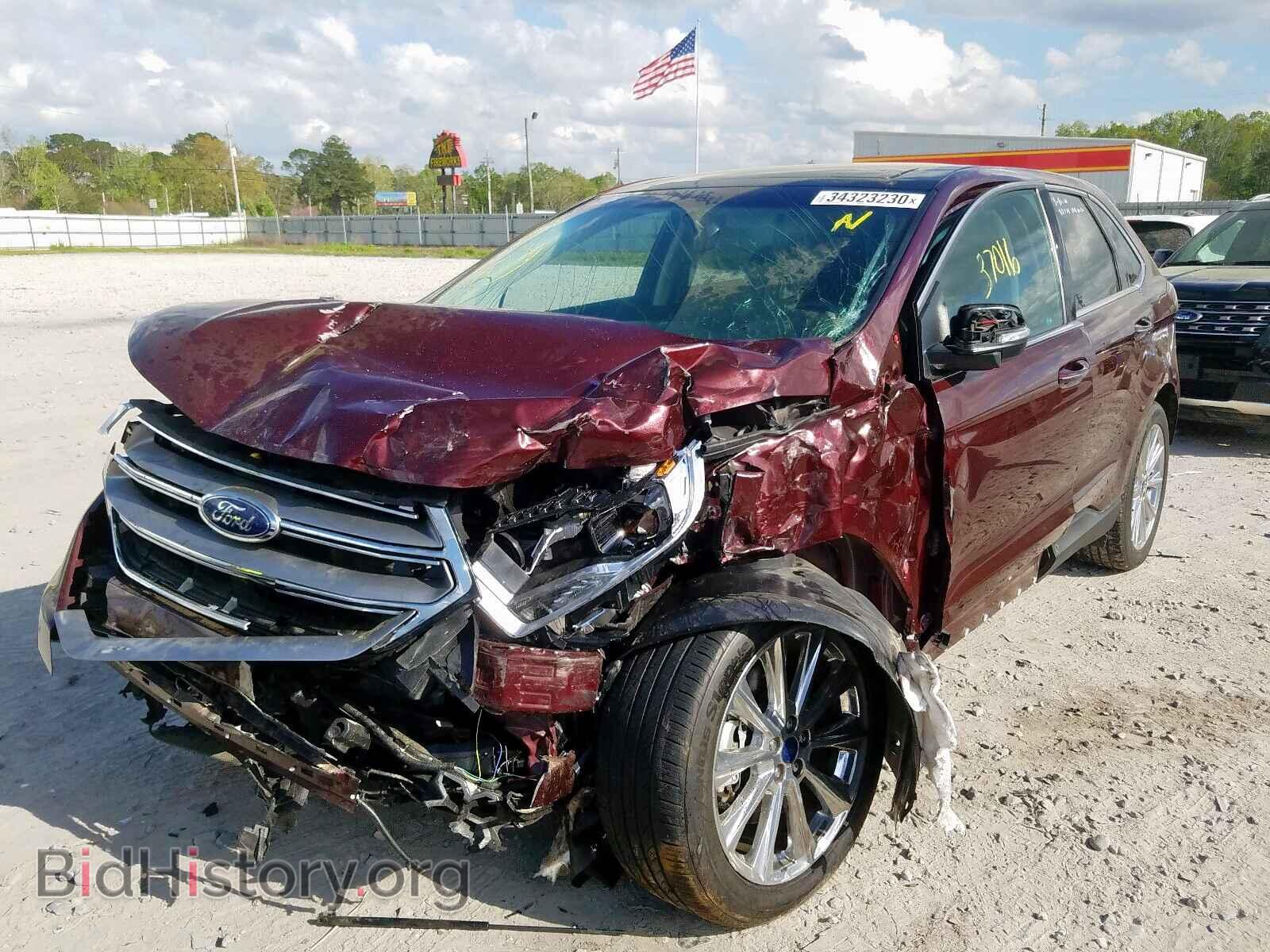 2017 FORD EDGE - VIN: 2FMPK3K89HBC34916 - Фото 2
