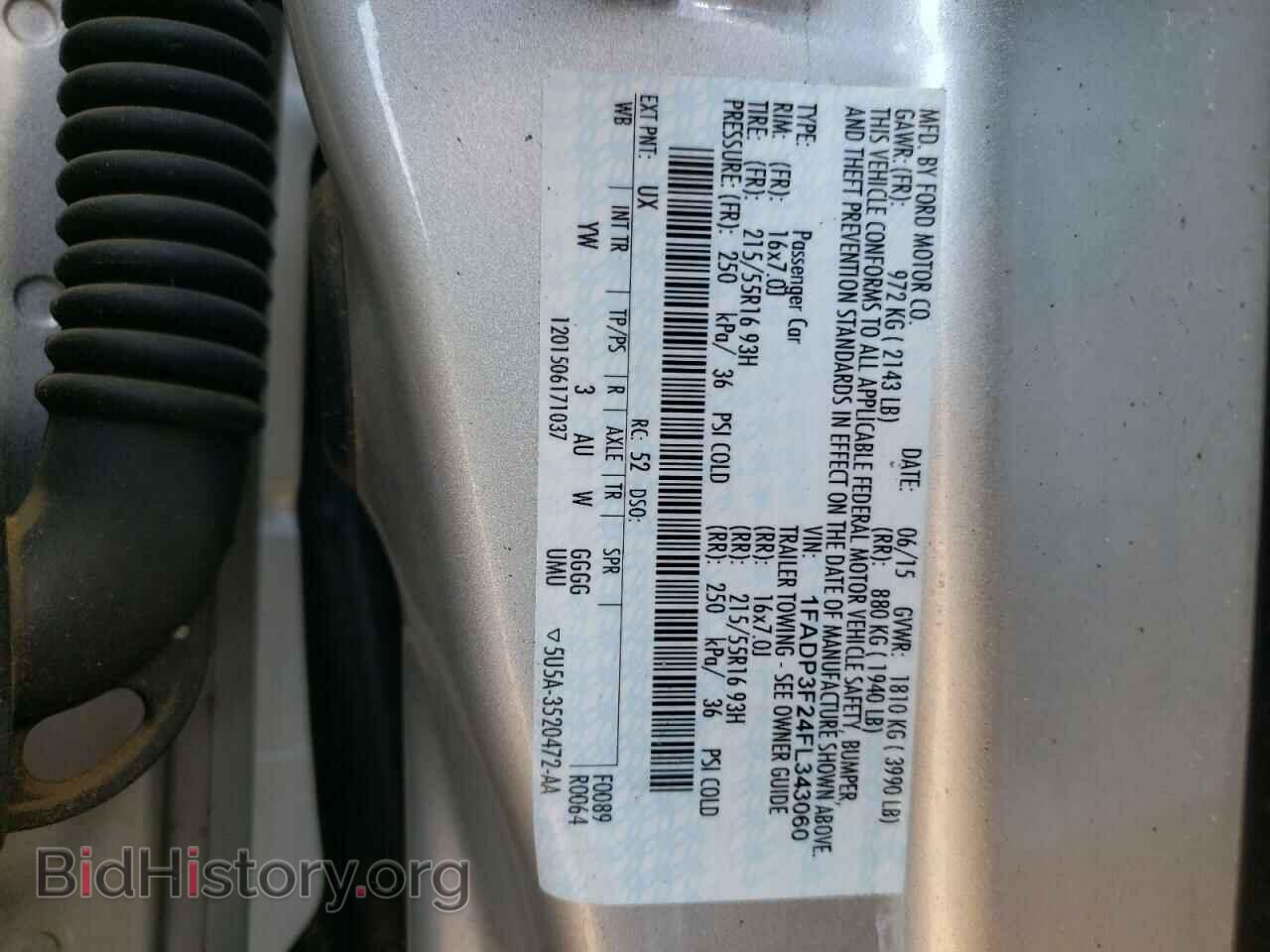 2015 FORD FOCUS - VIN: 1FADP3F24FL343060 - Фото 10