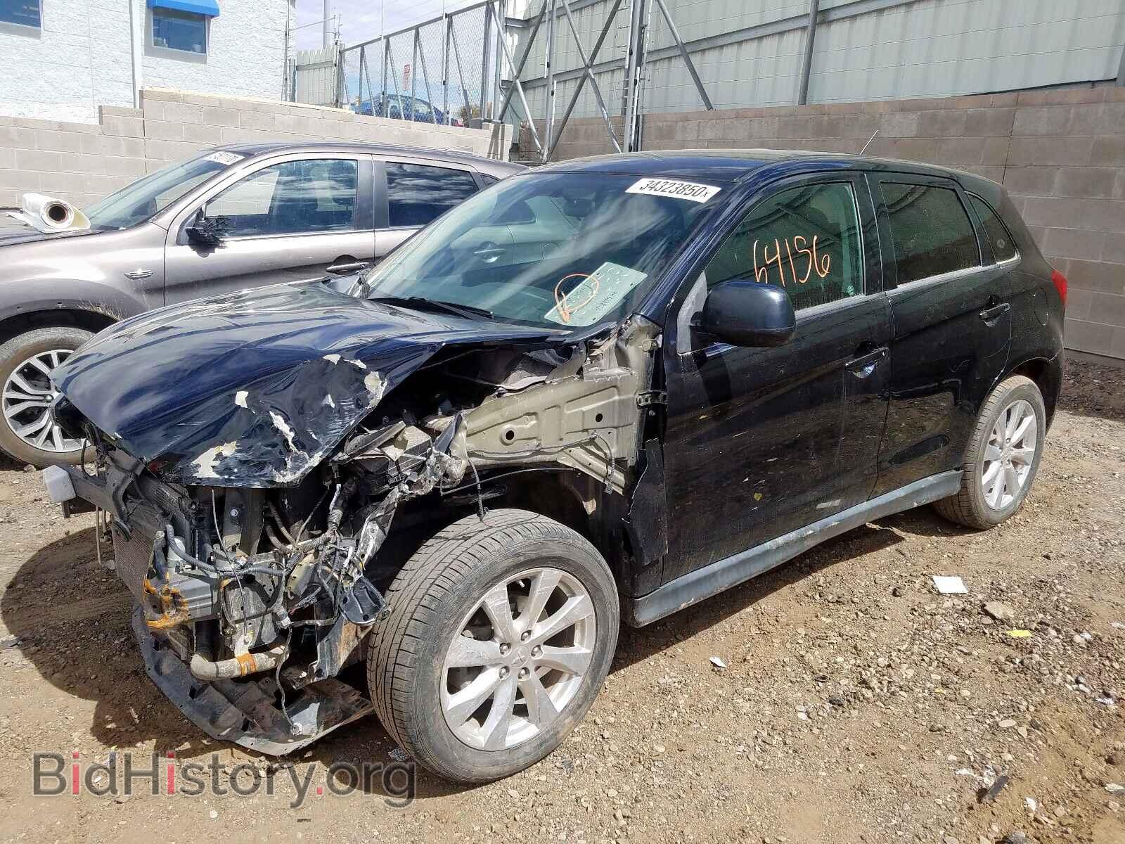2015 MITSUBISHI OUTLANDER - VIN: 4A4AP3AU1FE027148 - Фото 2
