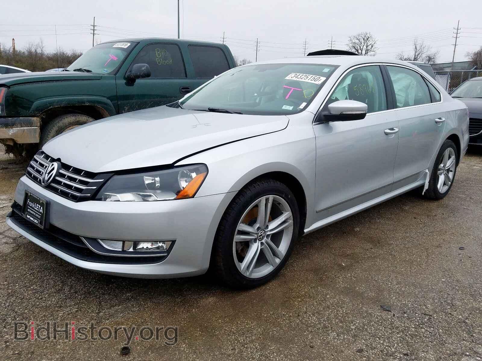 2013 VOLKSWAGEN PASSAT - VIN: 1VWCN7A3XDC137724 - Фото 2