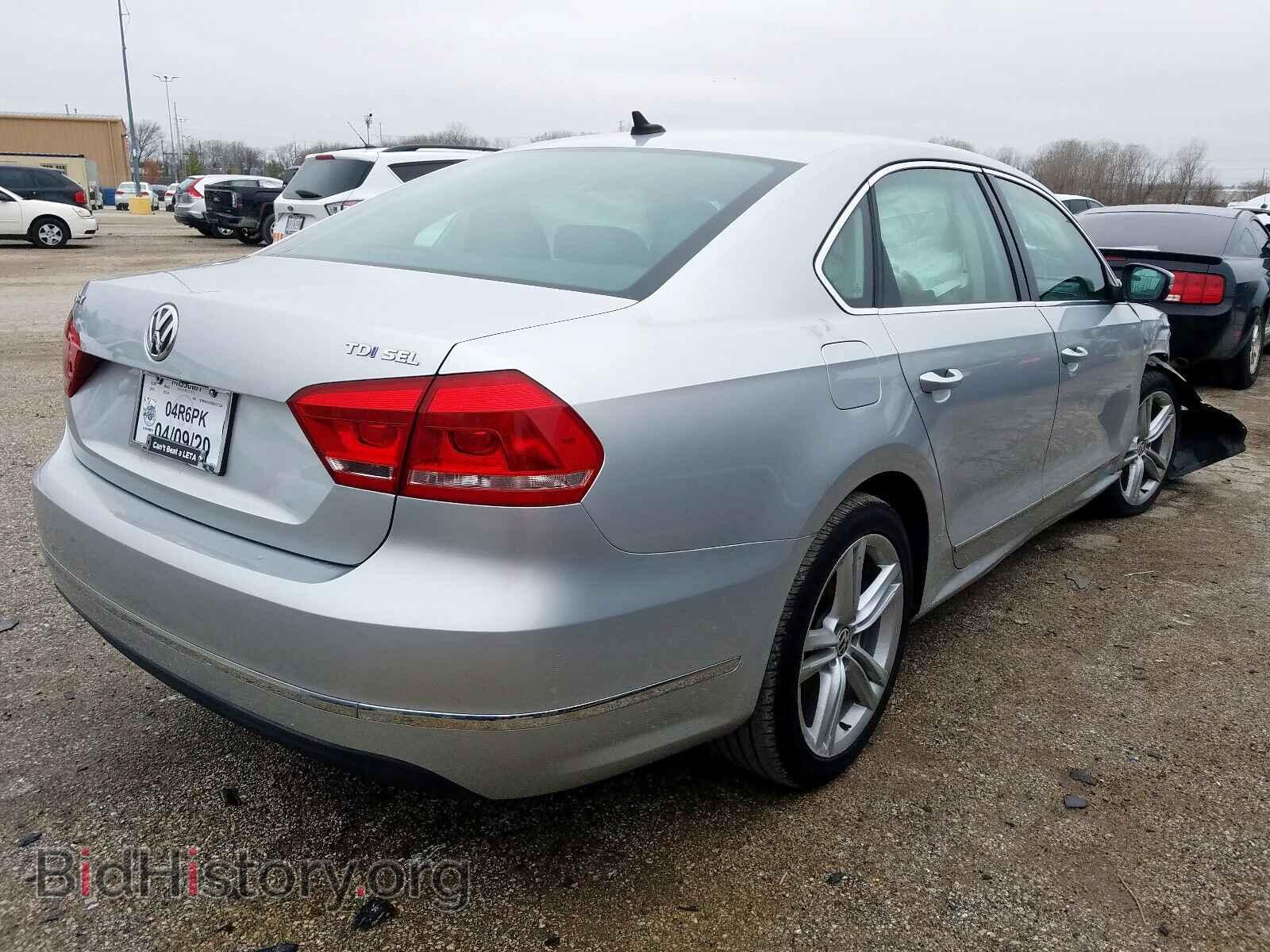 2013 VOLKSWAGEN PASSAT - VIN: 1VWCN7A3XDC137724 - Фото 4