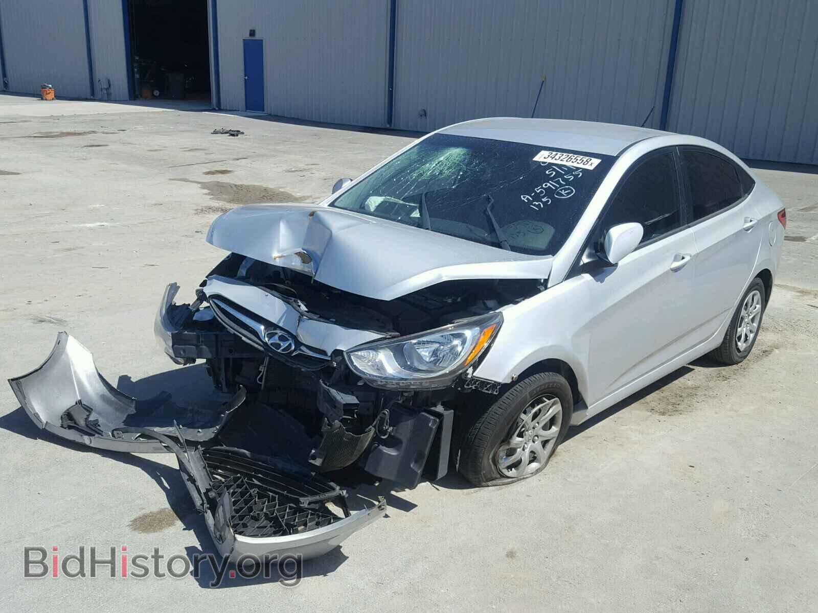 2013 HYUNDAI ACCENT - VIN: KMHCT4AE9DU420663 - Фото 2