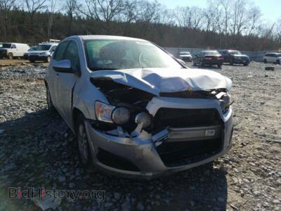 2015 Chevrolet SONIC Sonic LT, silver — VIN 1G1JC6SH3F4156612, Copart