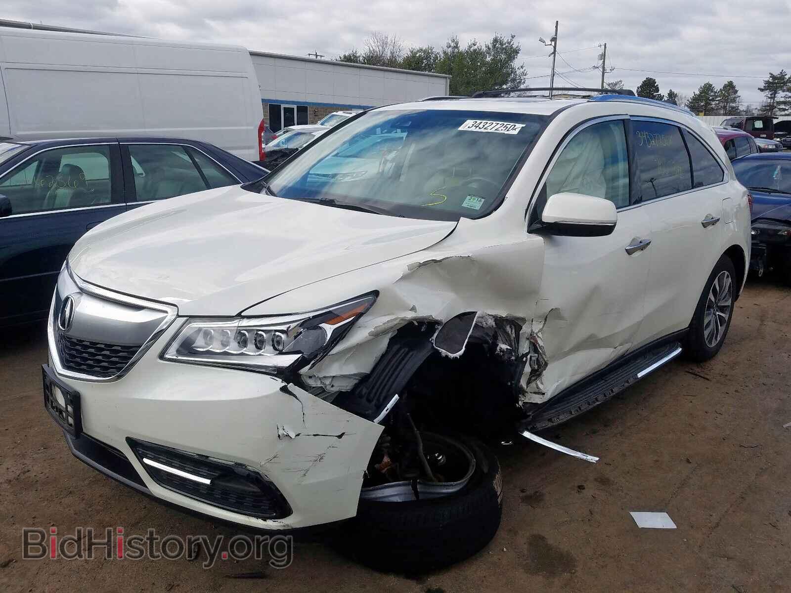 2016 ACURA MDX - VIN: 5FRYD4H49GB028752 - Фото 2