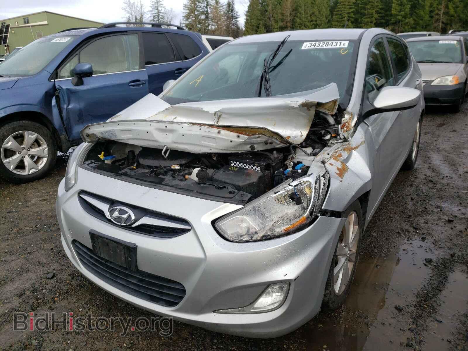 2012 HYUNDAI ACCENT - VIN: KMHCU5AE6CU015023 - Фото 2