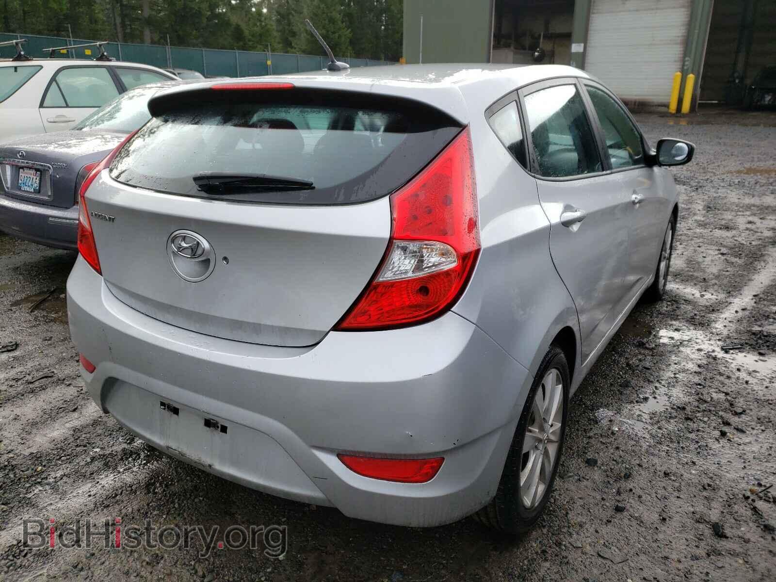 2012 HYUNDAI ACCENT - VIN: KMHCU5AE6CU015023 - Фото 4