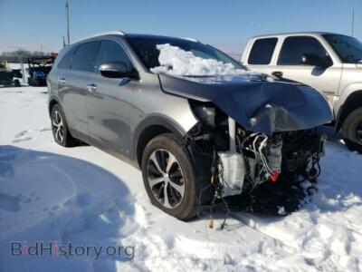 2017 Kia SORENTO Sorento EX, серый — VIN 5XYPHDA50HG286317, Copart