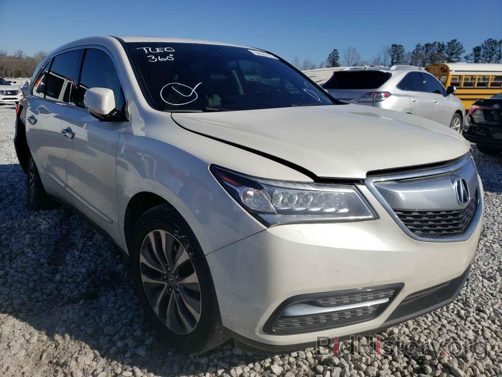 Photo 5FRYD3H40EB005545 - ACURA MDX 2014