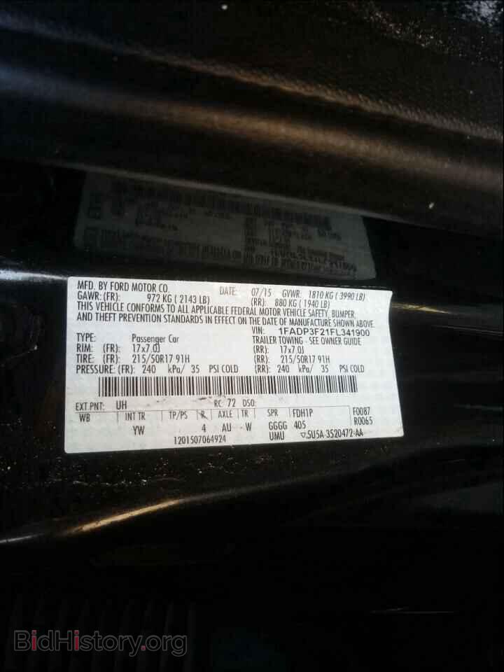 2015 FORD FOCUS - VIN: 1FADP3F21FL341900 - Photo 10
