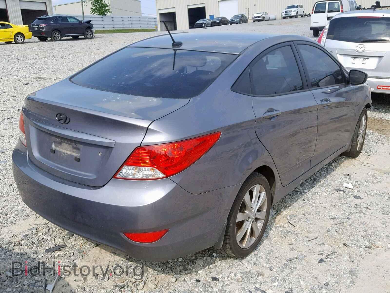 2014 HYUNDAI ACCENT - VIN: KMHCU4AE2EU596050 - Фото 4