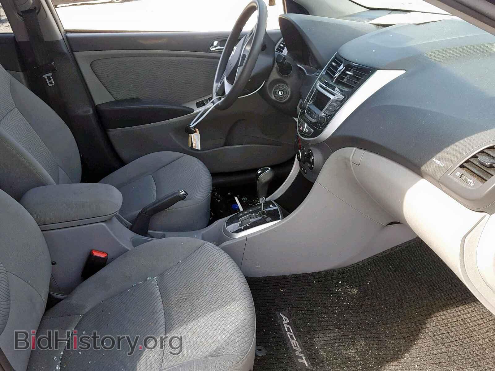 2014 HYUNDAI ACCENT - VIN: KMHCU4AE2EU596050 - Фото 5