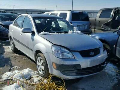 2009 Kia RIO BASE, серый — VIN KNADE223096495863, Copart