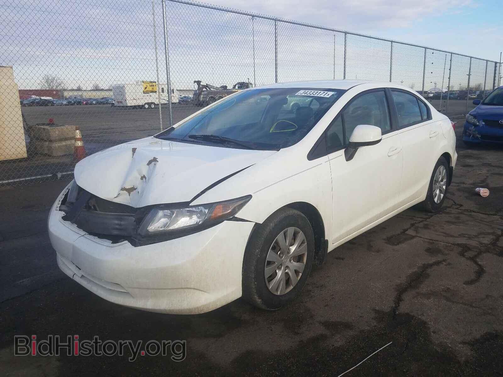 2012 HONDA CIVIC - VIN: 19XFB2F54CE009783 - Фото 2