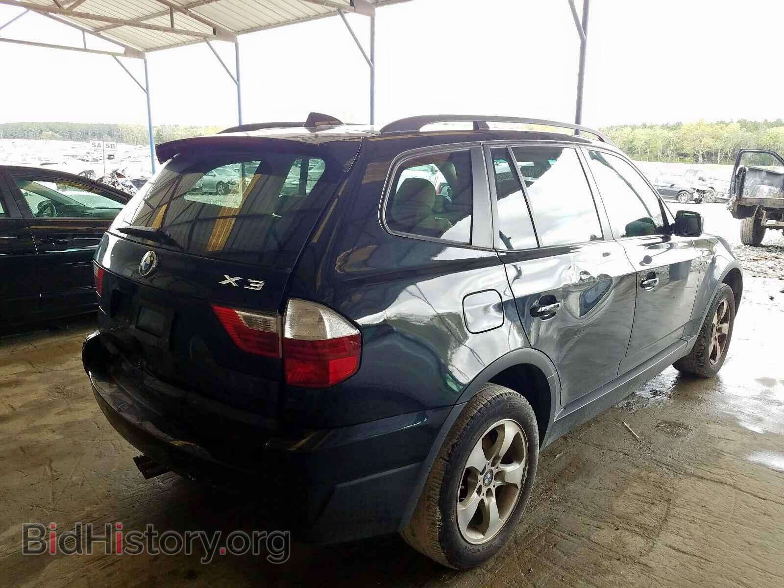 2007 BMW X3 - VIN: WBXPC93487WF07413 - Фото 4