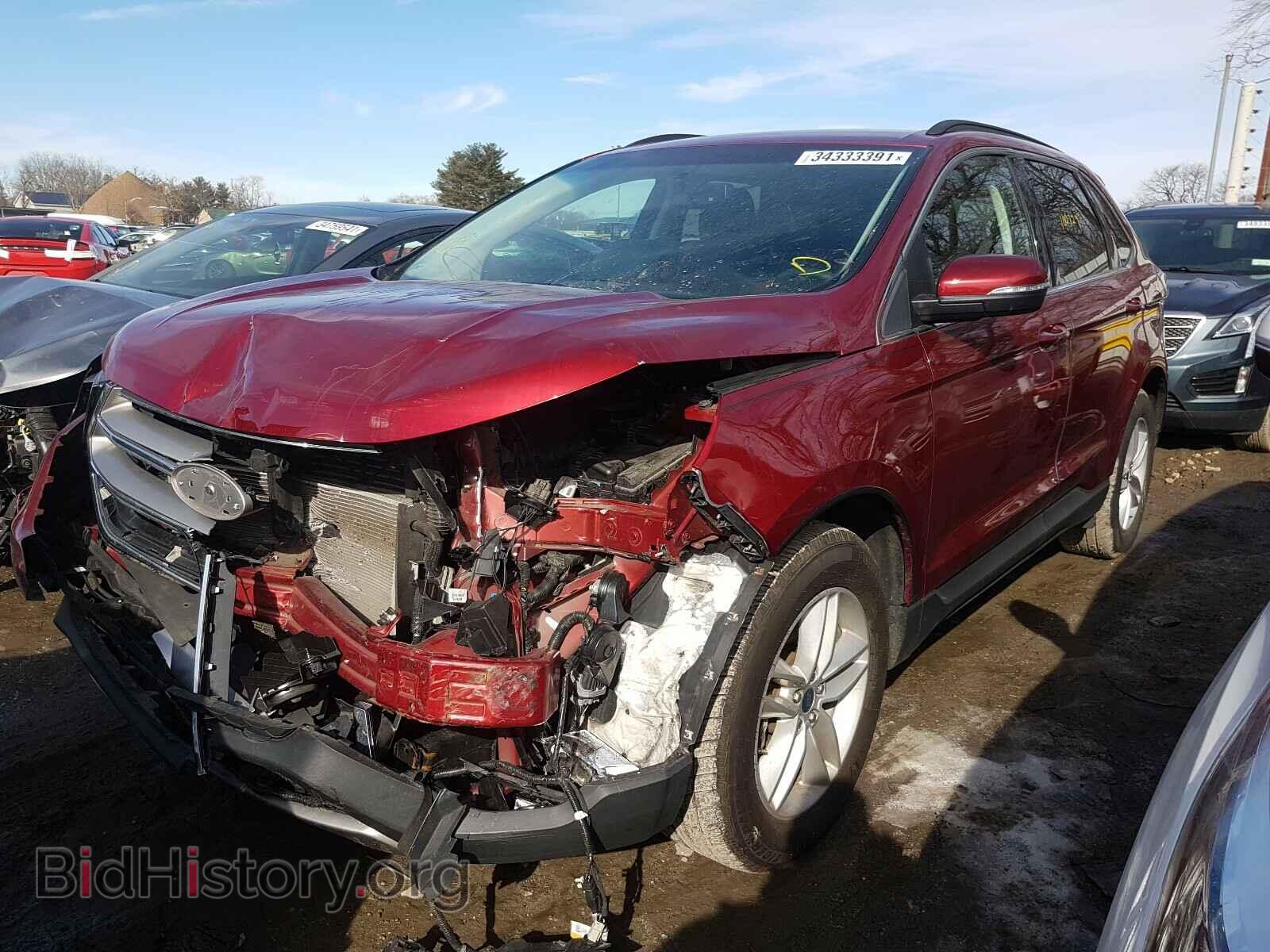 2015 FORD EDGE - VIN: 2FMTK4J84FBB79150 - Фото 2
