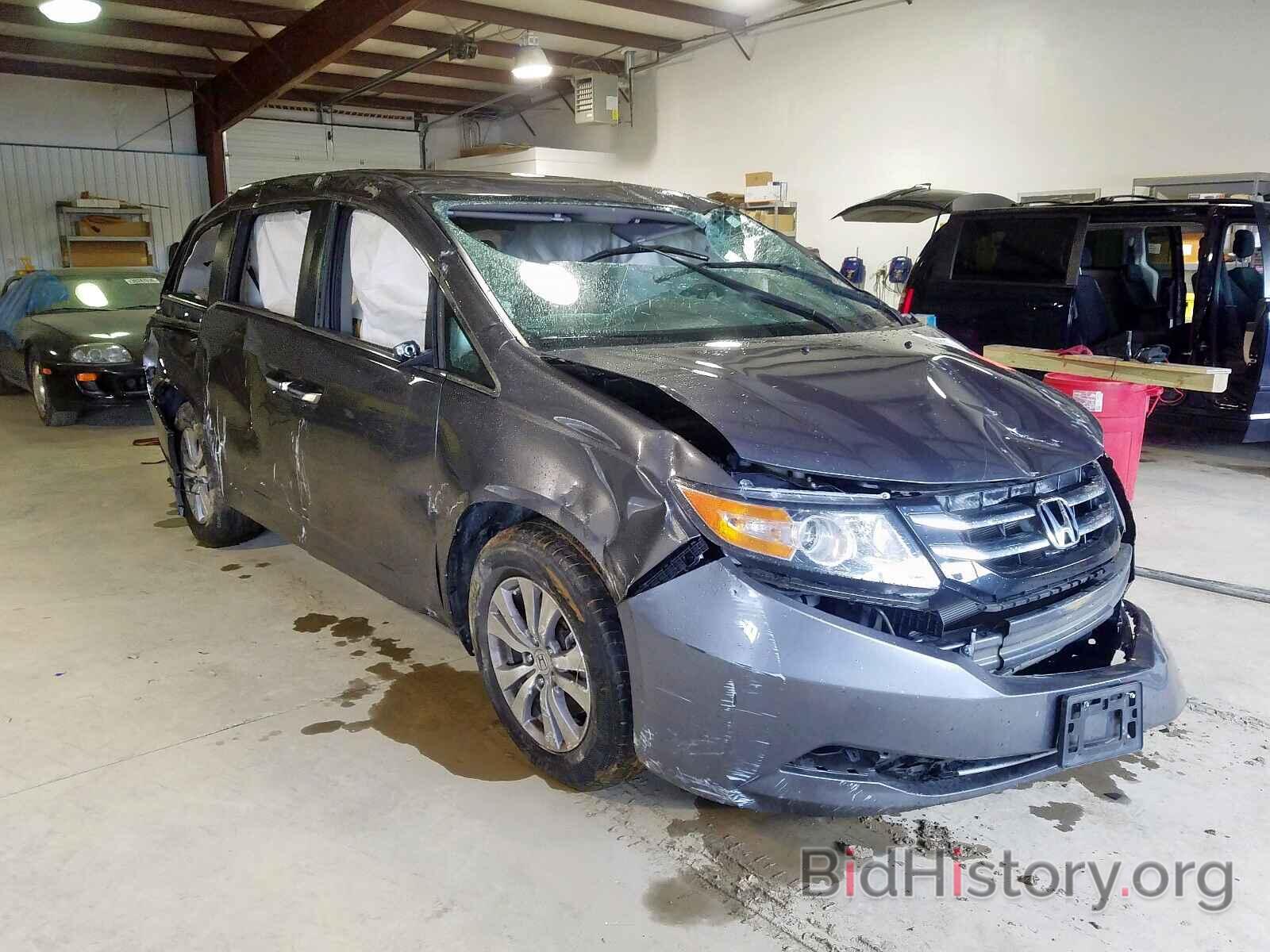 Фотография 5FNRL5H39HB015328 - HONDA ODYSSEY SE 2017