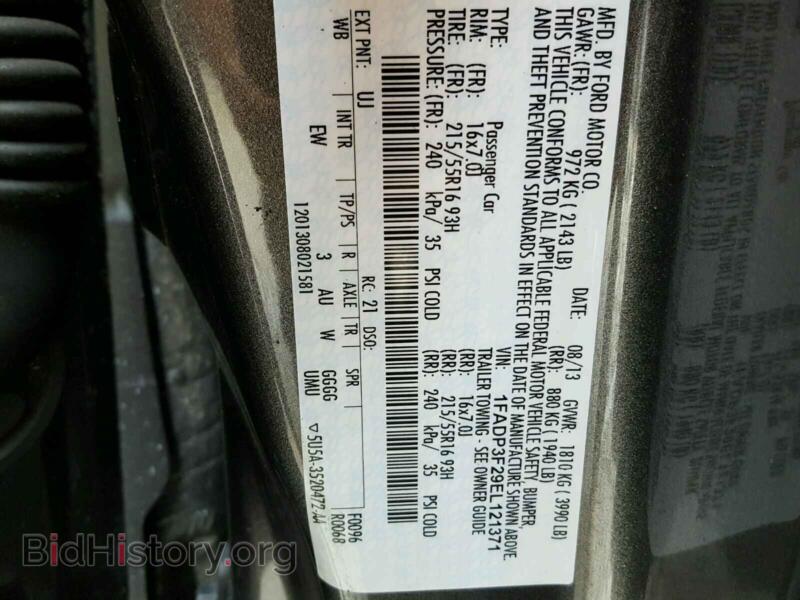 2014 Ford FOCUS (VIN 1FADP3F29EL121371) — photo 10 of 10