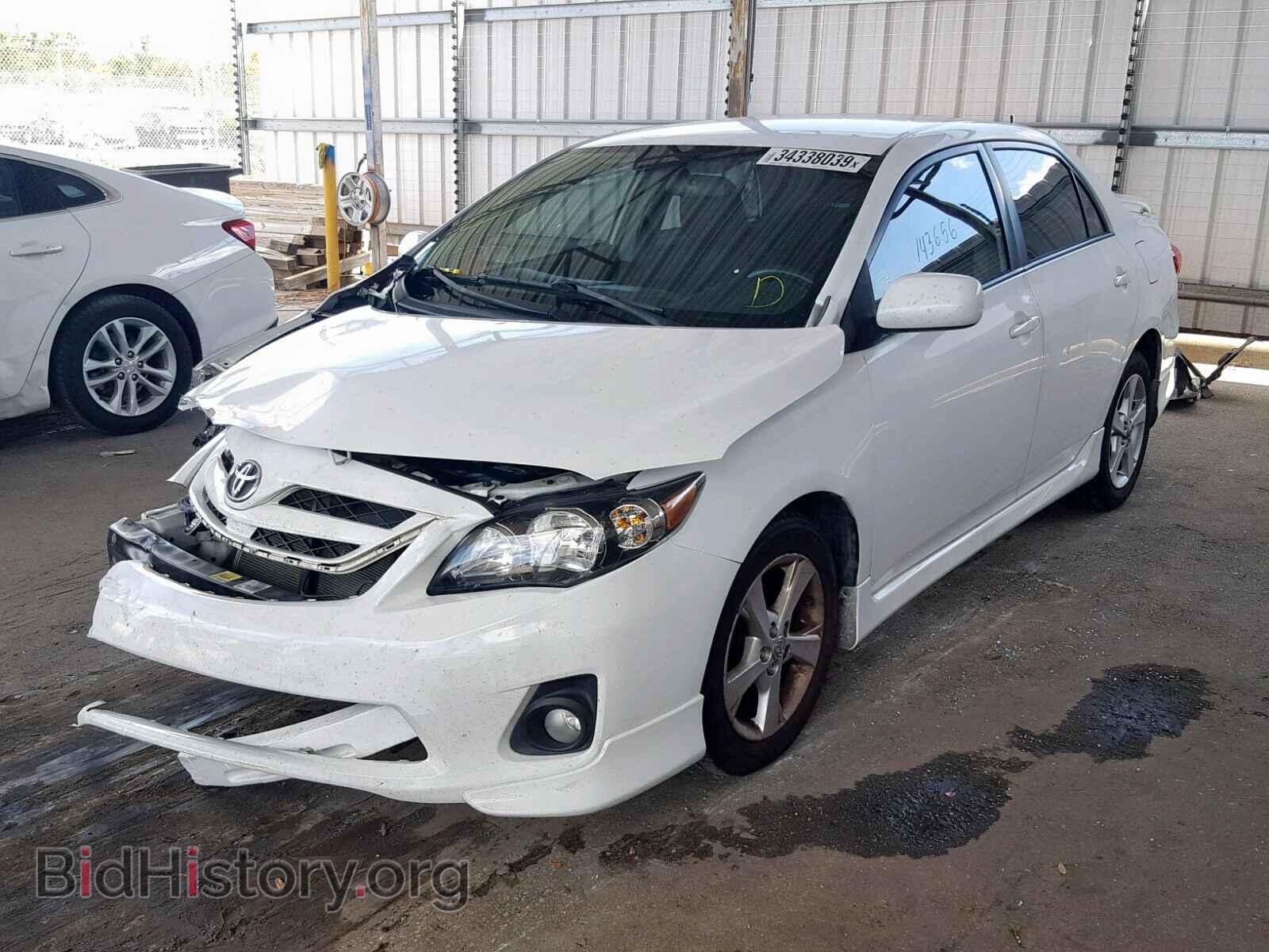 2011 TOYOTA COROLLA BA - VIN: 2T1BU4EE6BC615136 - Фото 2