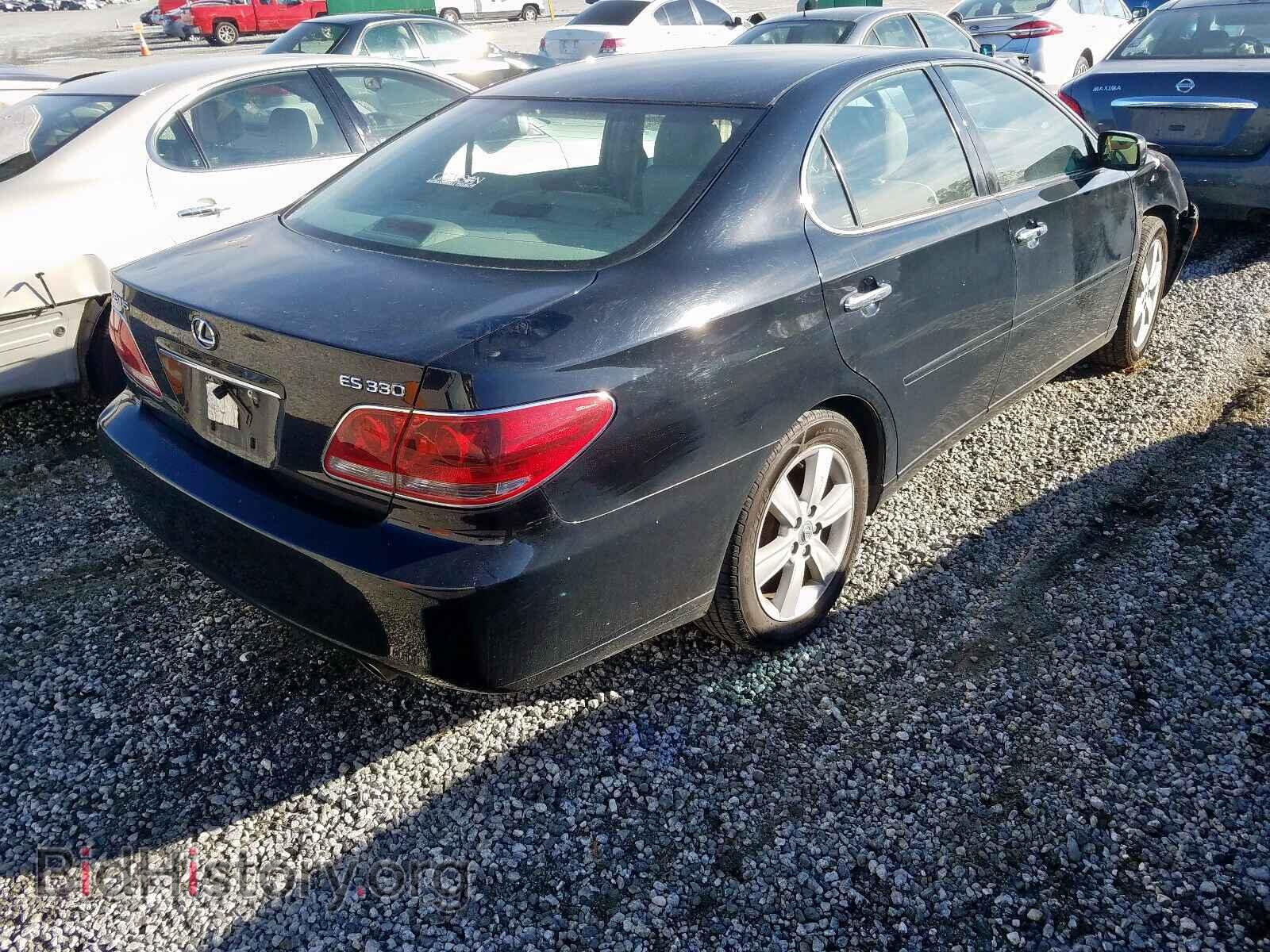 2005 LEXUS ES330 - VIN: JTHBA30G555065200 - Фото 3