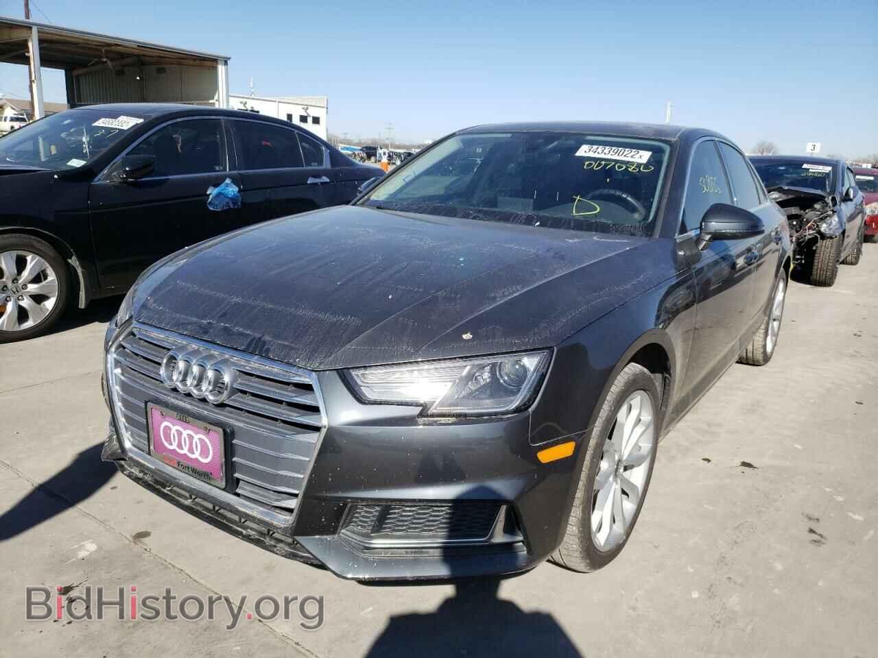 2019 AUDI A4 - VIN: WAUGMAF45KN007080 - Фото 2
