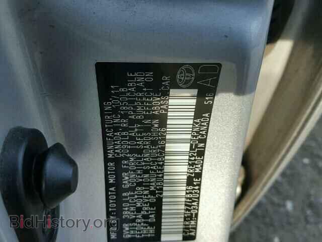 2011 TOYOTA COROLLA - VIN: 2T1BU4EE4BC716126 - Фото 10