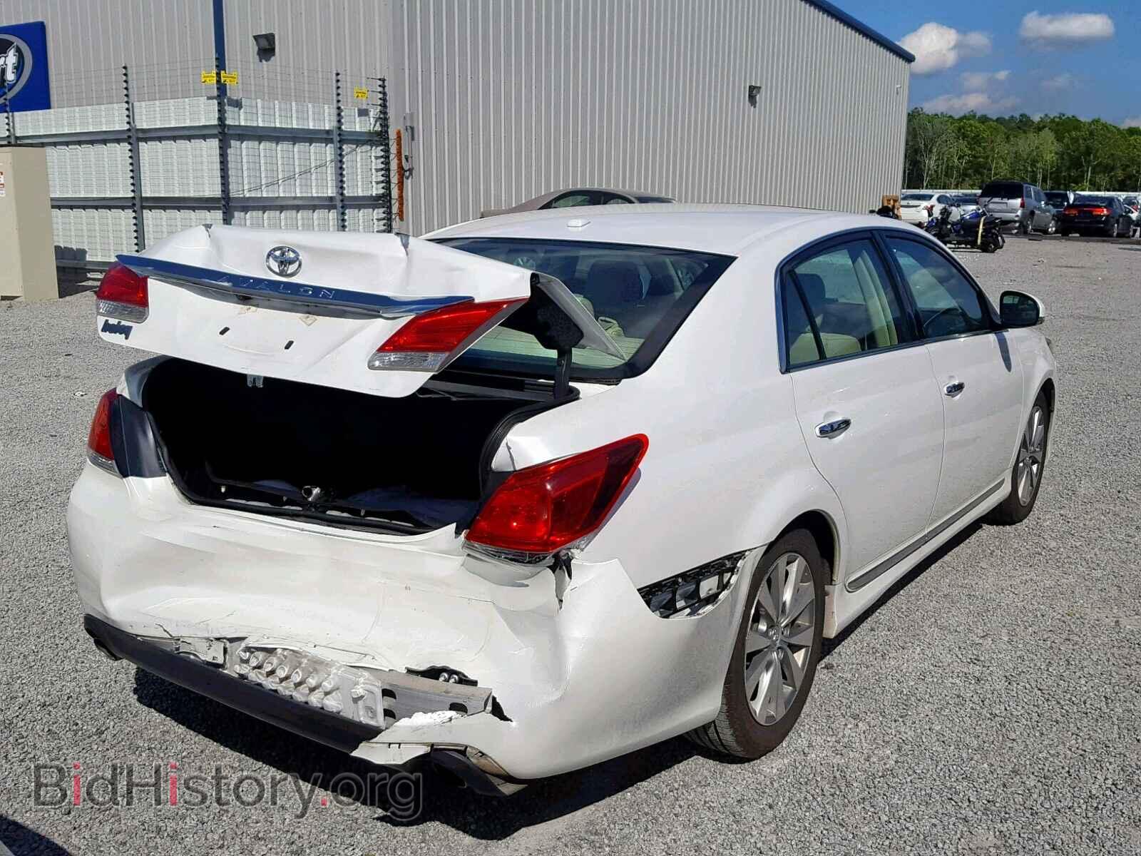 2011 TOYOTA AVALON - VIN: 4T1BK3DB0BU374700 - Фото 4