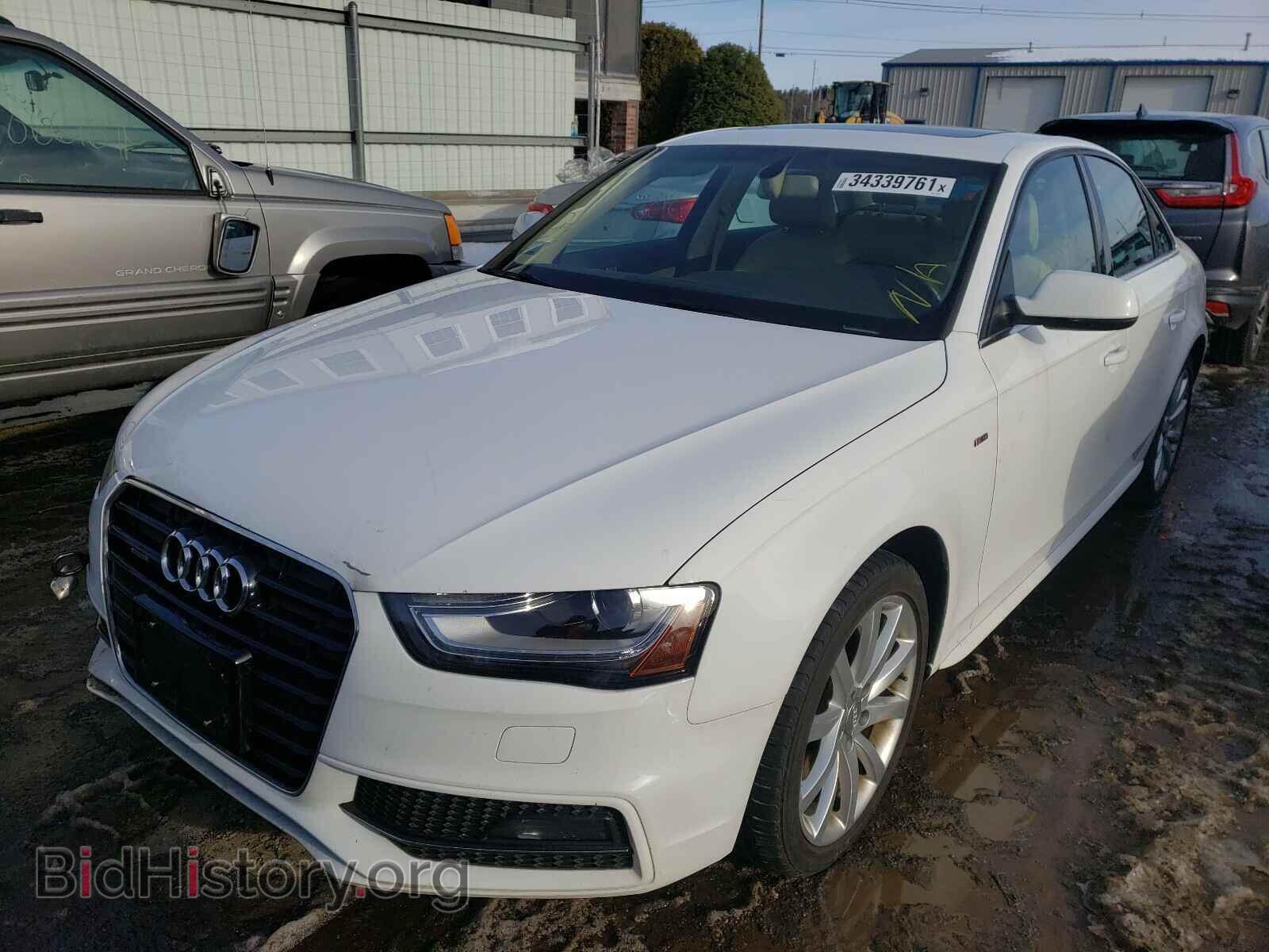 2014 AUDI A4 - VIN: WAUBFAFL0EN003745 - Фото 2