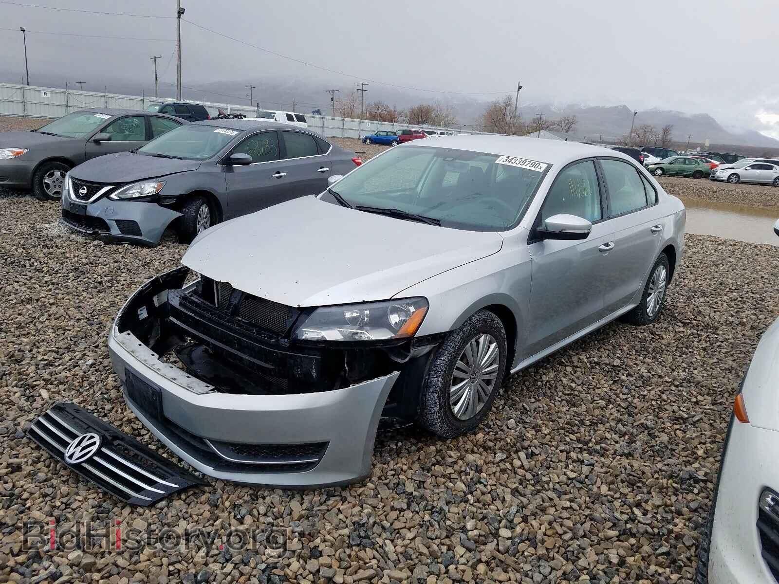 2014 VOLKSWAGEN PASSAT - VIN: 1VWAP7A38EC009310 - Фото 2