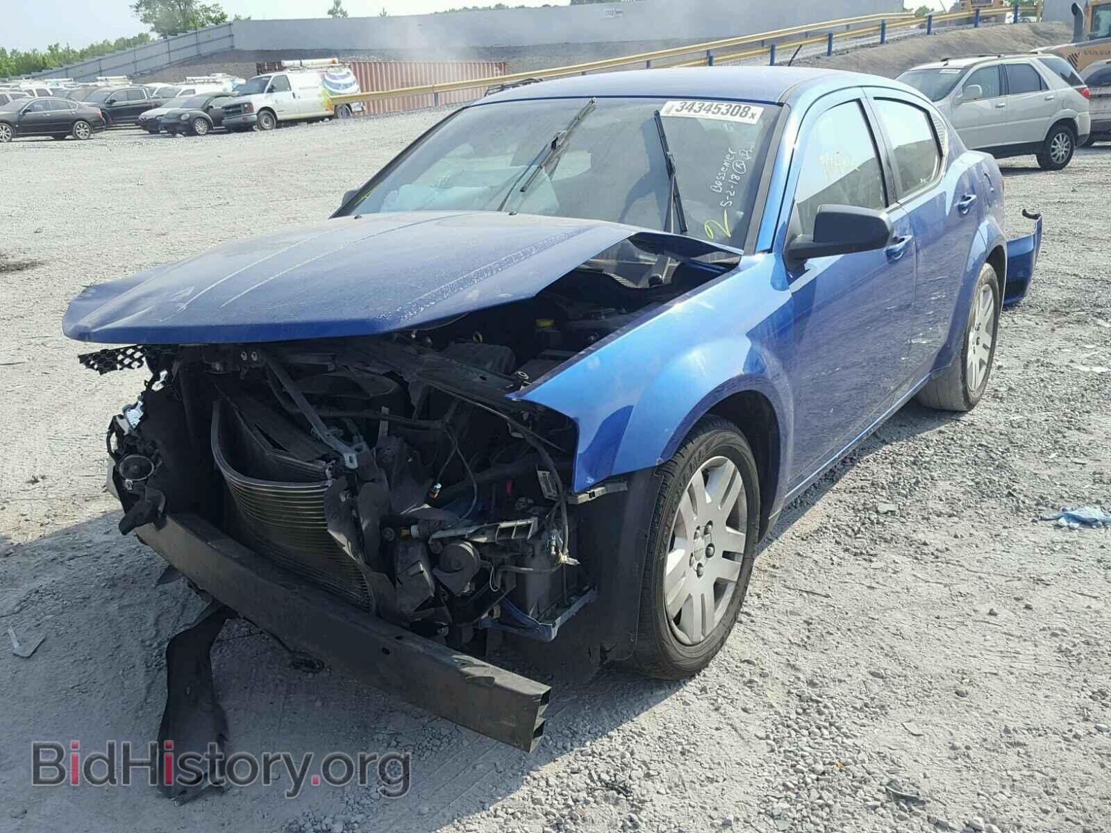 2014 DODGE AVENGER - VIN: 1C3CDZAB5EN147418 - Фото 2