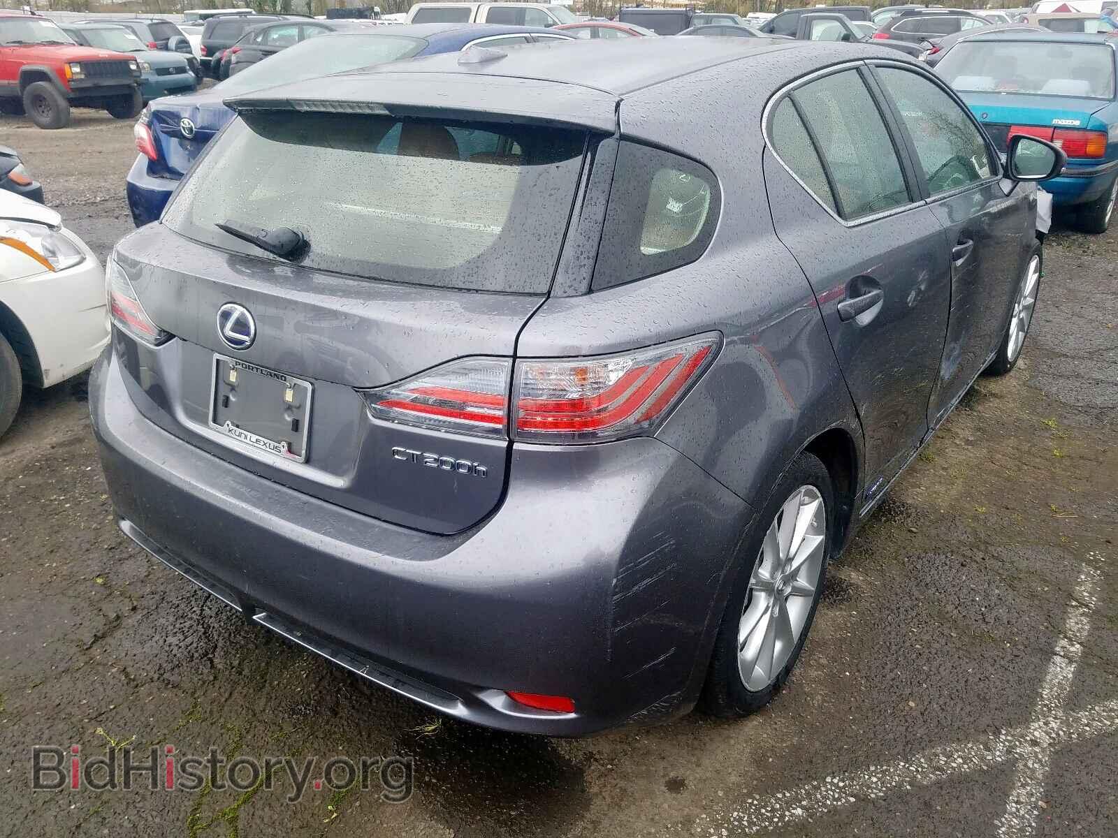 2013 LEXUS CT 200 - VIN: JTHKD5BH8D2128329 - Фото 4