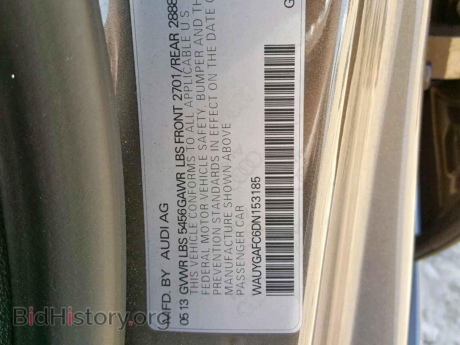 2013 AUDI A7 - VIN: WAUYGAFC6DN153185 - Photo 10