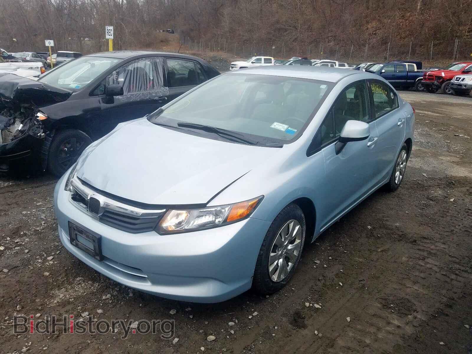 2012 HONDA CIVIC - VIN: 2HGFB2F54CH592474 - Фото 2