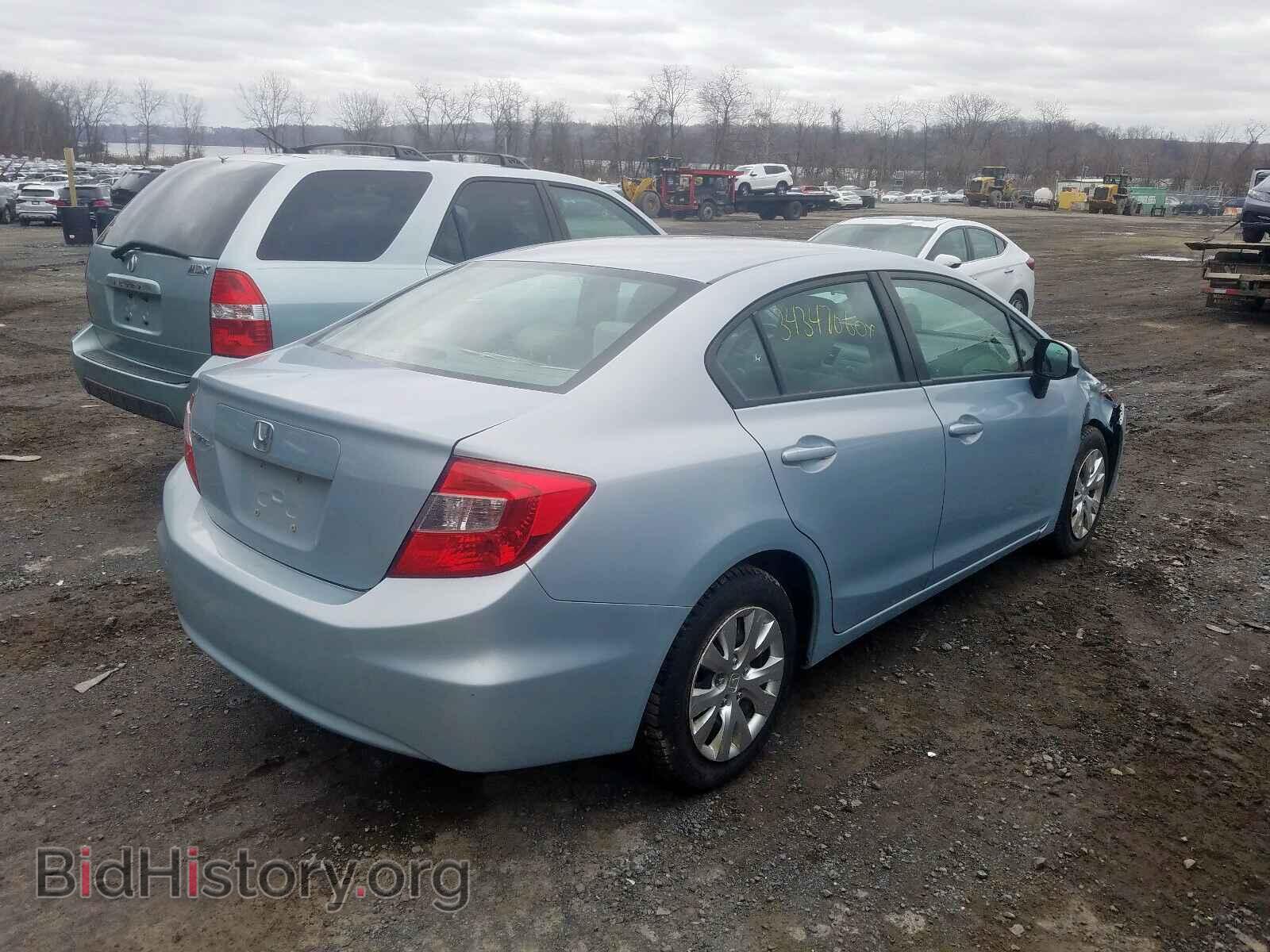 2012 HONDA CIVIC - VIN: 2HGFB2F54CH592474 - Фото 4