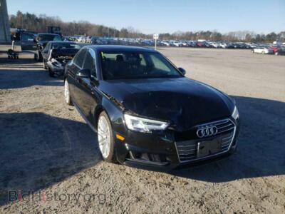 2017 Audi A4 A4 Prestig, черный — VIN WAUFNBF48HN063117, Copart