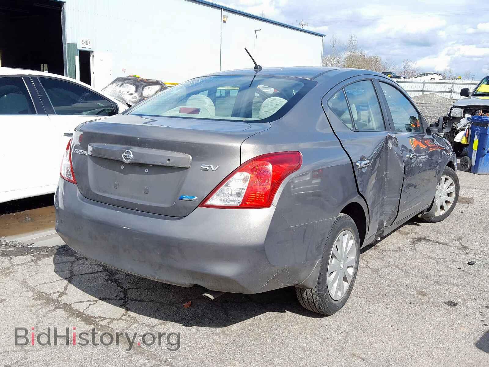 2012 NISSAN VERSA - VIN: 3N1CN7AP2CL945397 - Фото 4