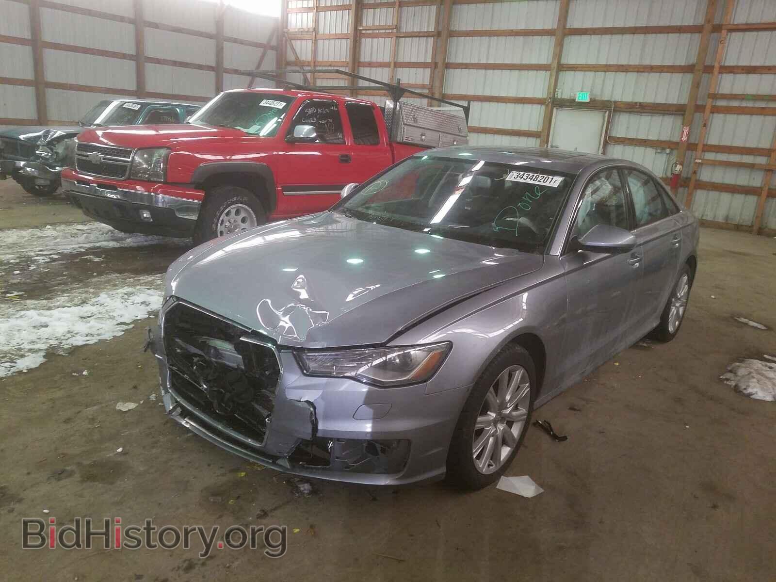 2016 AUDI A6 - VIN: WAUGFAFC2GN063924 - Фото 2