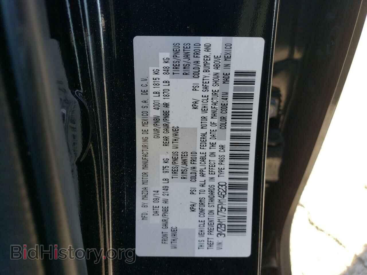 2015 MAZDA 3 - VIN: 3MZBM1V75FM146230 - Фото 10