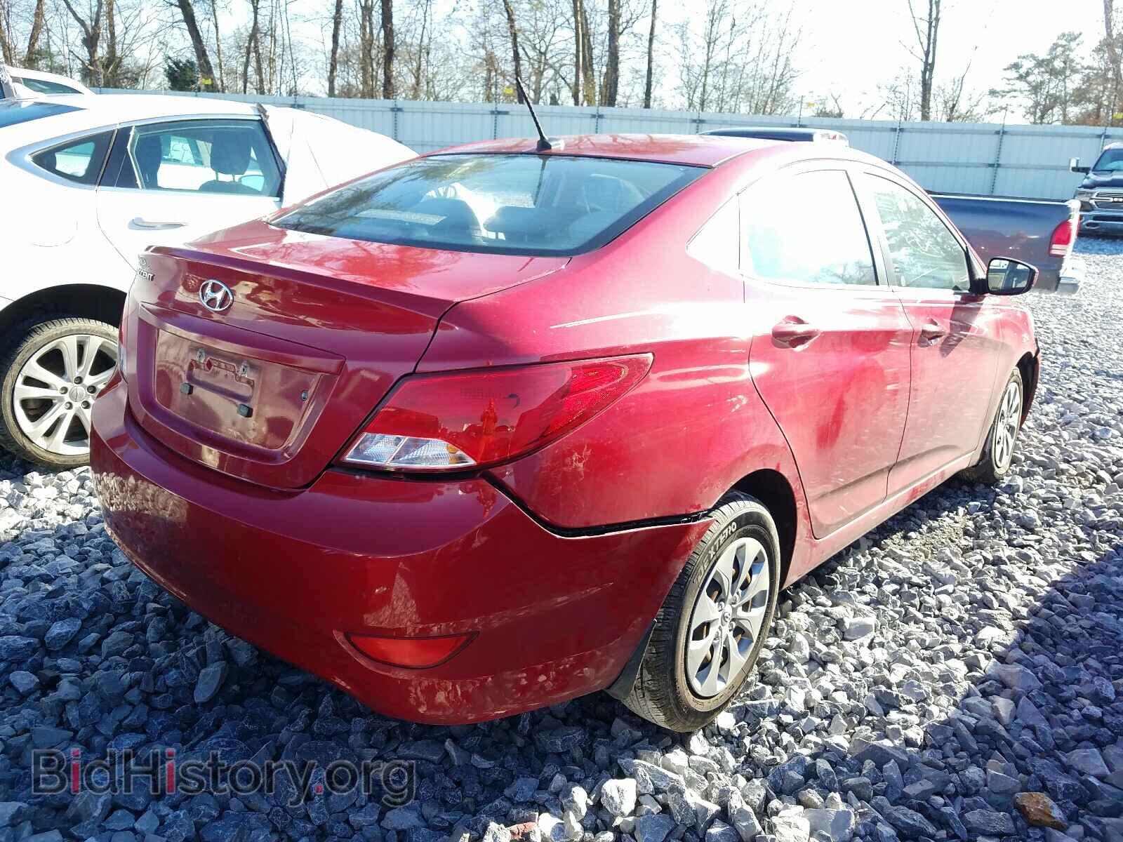 2016 HYUNDAI ACCENT - VIN: KMHCT4AE7GU123606 - Фото 4