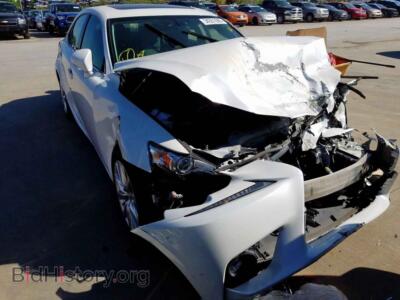 2015 Lexus IS IS 250, white — VIN JTHBF1D24F5075920, Copart