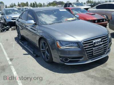 2014 Audi S8 S8 Quattro, charcoal — VIN WAUD2AFD2EN009639, Copart