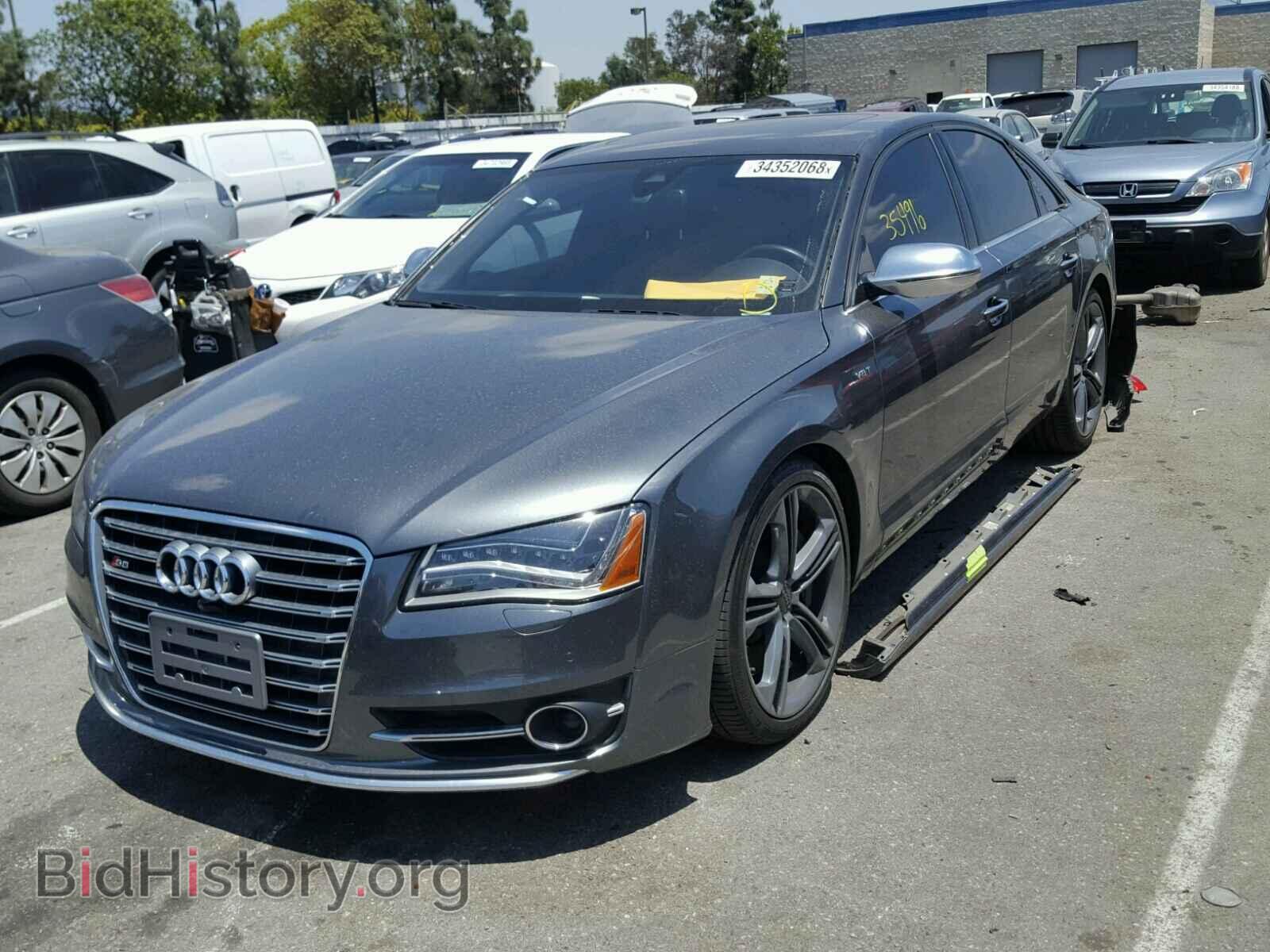 2014 AUDI S8 - VIN: WAUD2AFD2EN009639 - Photo 2